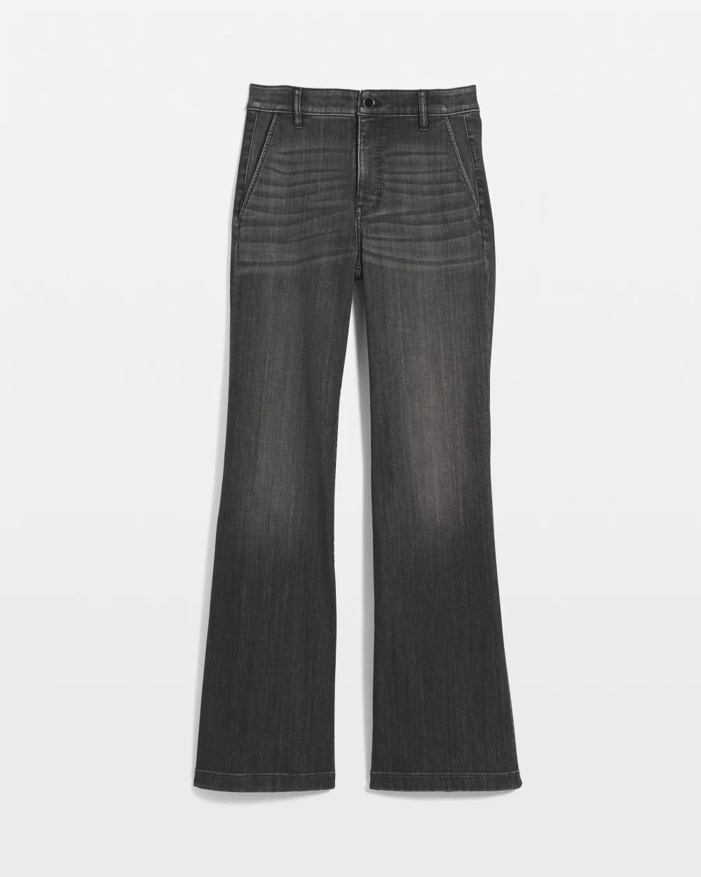 Extra High Rise Eco Wide Leg Jean | White House Black Market